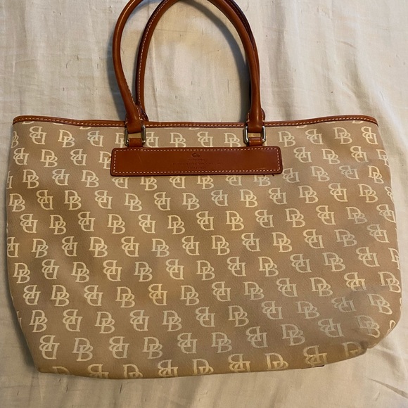 Beige Dooney & Burke Tote - Picture 1 of 2